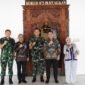 Momen kebersamaan jajaran Korem 072/Pamungkas dan BNI di depan pintu gerbang utama Makorem