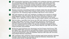 Pernyataan resmi UMY terkait dugaan pelecehan.