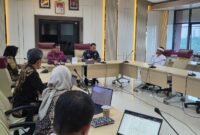 Sesi klarifikasi yang dijalani Bupati Purwakarta Saepul Bahri Binzein di Kantor Itjen Kemendagri.