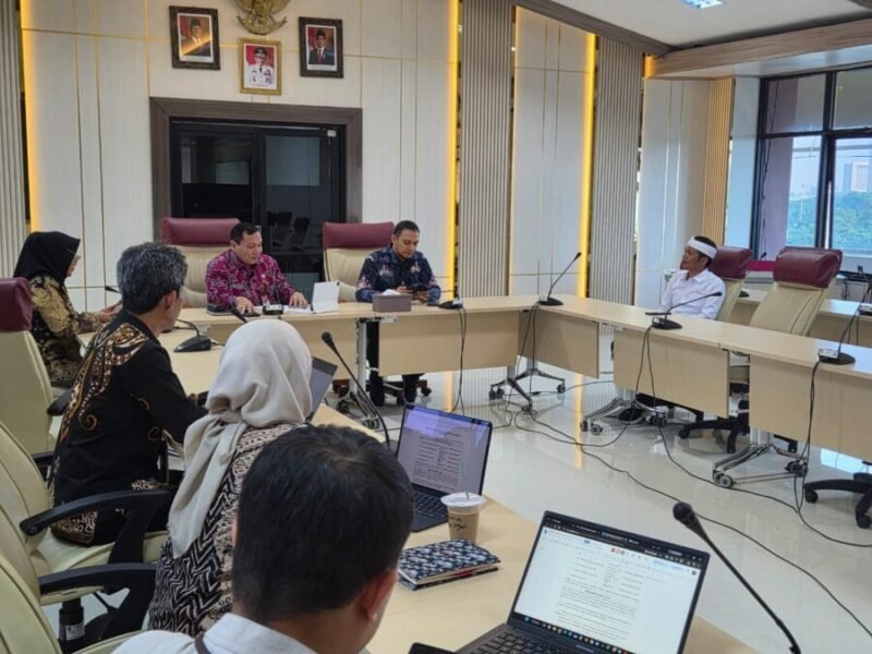 Sesi klarifikasi yang dijalani Bupati Purwakarta Saepul Bahri Binzein di Kantor Itjen Kemendagri.