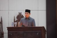 Achmad Dimyati Natakusumah menyampaikan Pendapat Gubernur dalam Rapat Paripurna DPRD Provinsi Banten di Gedung DPRD Provinsi Banten,