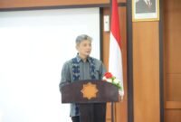 Ketua LLDIKTI Wilayah V saat memberikan sambutan dalam orasi pengukuhan guru besar UMY ke-53