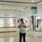 Irjen Pol Dr Susilo Teguh R, memberikan sambutan saat pembukaan Pameran tunggal karya Komjen Pol Prof Dr Cryshnanada DL, M.Si. (Foto Ist).