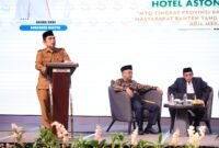 Kepala Biro Kesejahteraan Rakyat (Kesra) Sekretariat Daerah (Setda) Provinsi Banten Tubagus Rubal Faisal memberikan sambutan di acara 
 MTQ XXIII Tingkat Provinsi Banten
