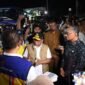 Andra Soni mendampingi Menteri Pekerjaan Umum (PU) RI Dody Hanggodo saat meninjau ruas Jalan Serdang–Bojonegara–Merak di Jalan Raya Bojonegara, Kabupaten Serang