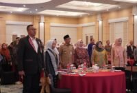 Gubernur Lampung, Rahmat Mirzani Djausal. Menghadiri Acara Ikatan Bidan Indonesia (IBI).