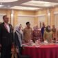 Gubernur Lampung, Rahmat Mirzani Djausal. Menghadiri Acara Ikatan Bidan Indonesia (IBI).