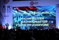 Agus Harimurti Yudhoyono (AHY), membuka pameran IndoBuildTech Expo 2026 di ICE BSD, Tangerang