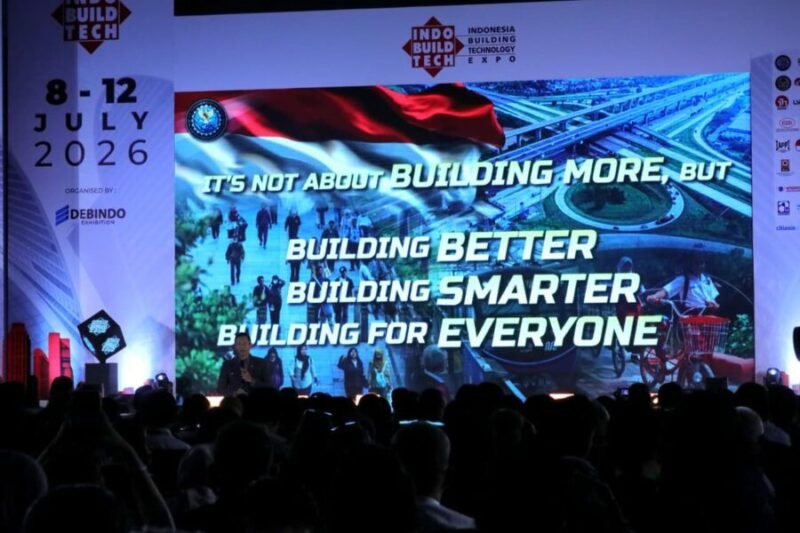 Agus Harimurti Yudhoyono (AHY), membuka pameran IndoBuildTech Expo 2026 di ICE BSD, Tangerang