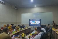 Yanyan Ruchyansah, memimpin jajaran pejabat daerah dalam Rapat Koordinasi Pengendalian Inflasi Daerah Tahun 2026