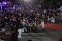 Sekretaris Daerah Provinsi Lampung bersama jajaran dan masyarakat menyaksikan pertandingan dalam acara nonton bareng Piala Dunia FIFA 2026 di kawasan Pasar Kreatif dan Seni PKOR Way Halim, Bandar Lampung
