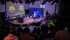 Menteri Ekonomi Kreatif/Kepala Badan Ekonomi Kreatif (Ekraf), Teuku Riefky Harsya, menyampaikan sambutan saat membuka National Championships Grand Finale ASIED di @america, Pacific Place, Jakarta, Jumat (17/07/2026).