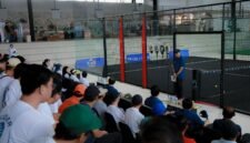 Suasana pembukaan Siger Smash Padel Tournament 2026 di The Canopy Lampung, Bandarlampung, Minggu (19/7/2026)