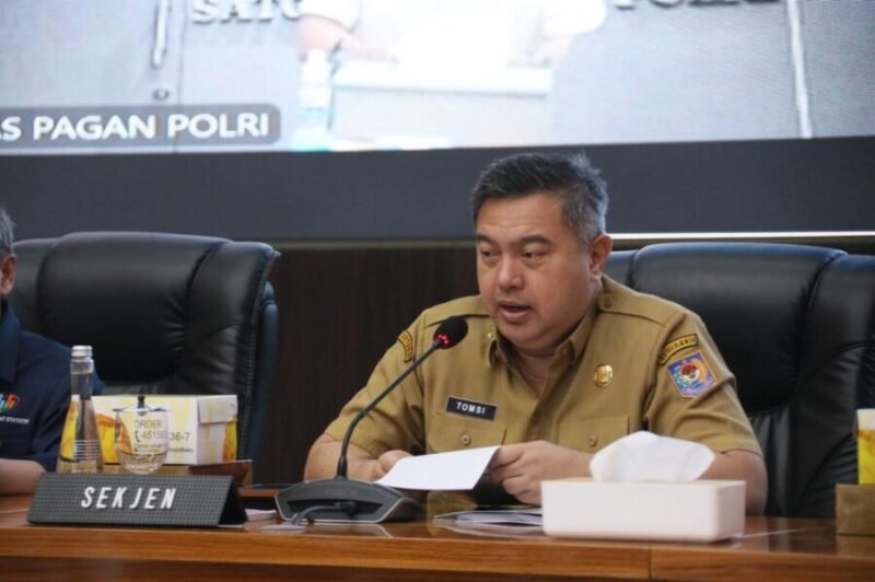 Sekretaris Jenderal (Sekjen) Kementerian Dalam Negeri (Kemendagri) Tomsi Tohir.