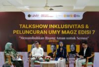 Foto Talkshow Inklusivitas dan Peluncuran UMY Magz edisi 7 di Public Space Perpustakaan UMY
