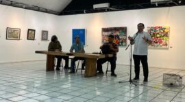 PAMERAN-Kepala Satuan Tugas Pusat Studi Kepolisian, Irjen Pol. Dr. Susilo Teguh Raharjo M.Si saat membuka Pameran 