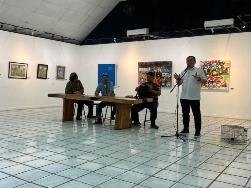 PAMERAN-Kepala Satuan Tugas Pusat Studi Kepolisian, Irjen Pol. Dr. Susilo Teguh Raharjo M.Si saat membuka Pameran 
