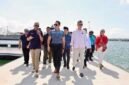Menteri Koordinator Bidang Infrastruktur dan Pembangunan Kewilayahan meninjau kawasan Bali Maritime Tourism Hub (BMTH) di Pelabuhan Benoa, Denpasar, Bali