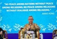 Dubes RI untuk Vatikan, Michael Trias Kuncahyono saat menjadi keynote speaker dalam the 10th ICoSI UMY 2026