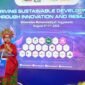Wakil Rektor Riset, Inovasi, dan Hilirisasi UMY, Dr. Med. dr. Supriyatiningsih, Sp.OG., M.Kes., dalam pidato penutupan rangkaian konferensi internasional UMY