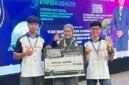 Mahasiswa Teknik UMY yang berhasil meraih tiga penghargaan di Kompetisi Beton Internasional Malaysia