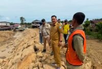 Tim Satgas PRR meninjau pemulihan pascabencana di Kabupaten Aceh Selatan. dok :Satgas PRR/Kudus Purnomo