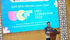 Direktur DKK UMY, Zain Maulana, saat pembukaan UMY Career Fair 2026