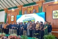 Kepala Subbagian Tata Usaha Kankemenag Kota Yogyakarta Ahmad Mustafid mewakili Kepala Kantor Kemenag Kota Yogyakarta Ahmad Shidqi hadir pada Pengukuhan Pengurus Kota Karang Taruna (PKKT) Yogyakarta Masa Bakti 2026–2031, Minggu (6/9/2026). (Humas Kemenag)