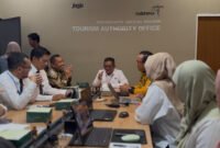 Studi Lapangan Pelatihan Kepemimpinan Administrator (PKA) Angkatan VII Tahun 2026 Badan Pengembangan Sumber Daya Manusia Daerah (BPSDMD) Provinsi Jawa Tengah di Dinas Pariwisata Daerah Istimewa Yogyakarta, Rabu (9/9/2026). (Joke)