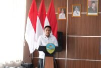 Wakil Menteri Dalam Negeri Akhmad Wiyagus menyampaikan sambutan dalam Kunjungan Kerja Akselerasi Eliminasi TB dan Pemenuhan Standar Pelayanan Minimal (SPM) Kesehatan di Kota Tasikmalaya, Jawa Barat, Selasa (22/9/2026).