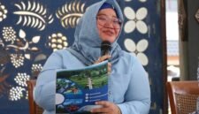 Narasumber memaparkan rangkaian program Sleman Creative Weeks 2026, yang mengangkat empat gagasan utama: Shared Space, Shared Gesture, Shared Story, dan Shared Screen.