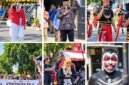 Ketua Komisi A DPRD Kota Yogyakarta Susanto Dwi Antoro membuka pawai kirab budaya Merti Kampung Gambiran #12 di Jalan Gambiran