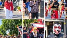 Ketua Komisi A DPRD Kota Yogyakarta Susanto Dwi Antoro membuka pawai kirab budaya Merti Kampung Gambiran #12 di Jalan Gambiran