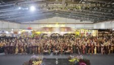 Suasana pembukaan Pameran Kerajinan Nusantara (Kriyanusa) 2026 di Hall A dan B JICC, Jakarta, Sabtu (26/9/2026). Pameran yang berlangsung 26–30 September 2026 ini menghadirkan 410 stan dari berbagai daerah di Indonesia.