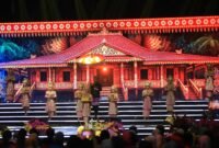 Penampilan tarian tradisional khas Sumatera Selatan menyemarakkan pembukaan Pameran Kerajinan Nusantara (Kriyanusa)