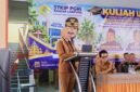 Wakil Gubernur Lampung Jihan Nurlela mengajak mahasiswa baru mengubah pola pikir dan menjadi versi terbaik diri sendiri di era digital, saat kuliah umum di STKIP PGRI Bandar Lampung, Senin (28/9/2026).