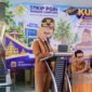 Wakil Gubernur Lampung Jihan Nurlela mengajak mahasiswa baru mengubah pola pikir dan menjadi versi terbaik diri sendiri di era digital, saat kuliah umum di STKIP PGRI Bandar Lampung, Senin (28/9/2026).