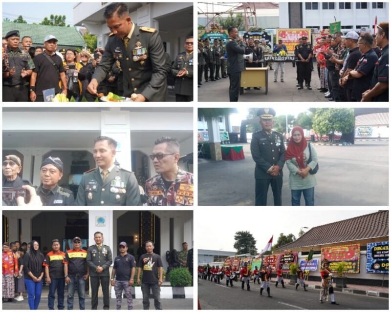 Berbagai ormas, komunitas, hingga pelaku usaha Yogyakarta mendatangi Makorem 072/Pamungkas untuk menyampaikan ucapan selamat HUT ke-81 TNI secara langsung