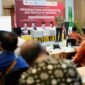 Foto Ketua Majelis Diktilitbang PP Muhammadiyah,  Prof. Dr. Bambang Setiaji, M.Si. dalam sambutan hari pertama pelaksanaan FORKOM GB PTMA 2026 di UMY