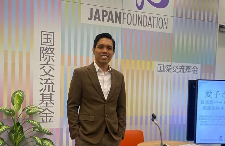 Foto Kaprodi Ilmu Komunikasi UMY, Dr. Filosa Gita Sukmono, S.I.Kom., M.A. saat berada di Japan Foundation Southeast Asia Partnership (JFSEAP) di Kyoto University, Jepang.