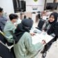 proses cek kesehatan gratis yang diselenggarakan oleh UMY dan UPTD Puskesmas 1 kepada civitas UMY