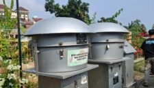 Alat Stasiun Pemantau Kualitas Udara (SPKU) milik DLH Provinsi Lampung disiagakan untuk memonitor parameter polusi udara secara real-time.